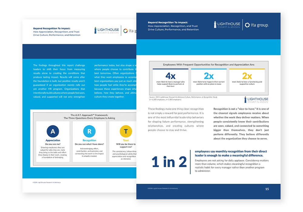 recognition research example pages